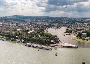 Crucero fluvial Rin, Coblenza