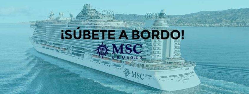 Información Cruceros con MSC Cruceros
